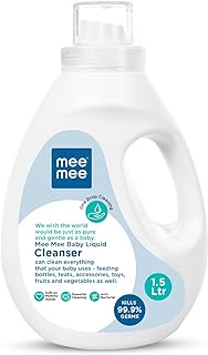 Mee Mee Anti-Bacterial Baby Liquid Cleanser, 1.5 Litre Bottle
