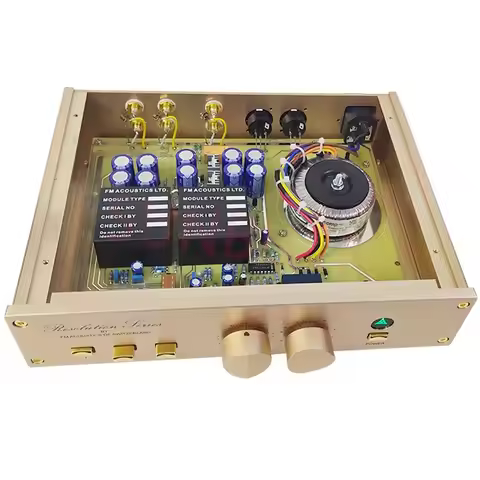 SUNBUCK Switzerland FM255 RCA Balanced XLR Preamplifier Single Ended HIFI Preamp for A1000 FM711 FM3