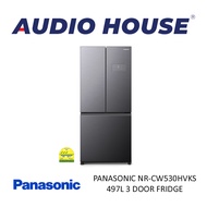 [Bulky] PANASONIC NR-CW530HVKS 497L 3 DOOR FRIDGE ***1 YEAR PANASONIC WARRANTY***