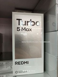 【國恒商城】redmi 紅米Turbo 5 Max 1T/512G/256G 天璣9500S 冷泵散熱 6.83吋大屏 9000mAh 100W快充 滿級防塵防水 立體雙揚 400%大音量 超聲波指紋