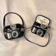 Retro Flash Camera airpods Third Generation Protective Case pro Bluetooth i12 Earphone Case Soft Cas