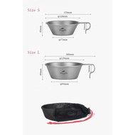 MANGKUK / PANCI / GELAS TITANIUM CAMPING NATUREHIKE NH21CJ010 - Cam Store55