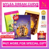 3 Pack Mylea Dream Curve Coffee Kuruskan Badan Detox Slimming Hazelnut Latte / Honeydew (10 Sachet x