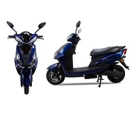 SKD CKD 600W 800W 40-50km/h speed 45-65km range electric moped motorcycle with PC material lamp shel