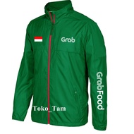 Windbreaker Jacket Casual grab grab grabbike grabfood waterproof Jacket taslan Parachute driver grab