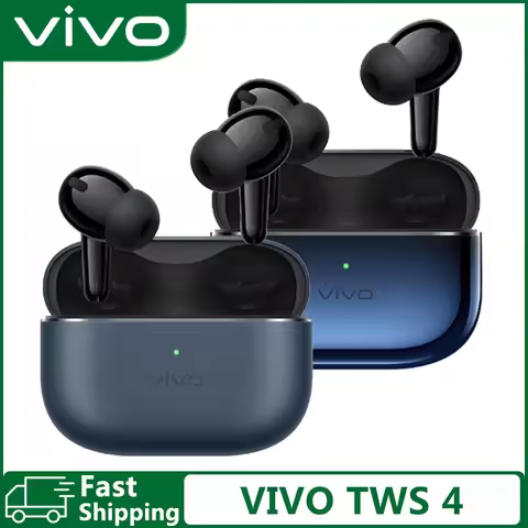 VIVO TWS 4 True Wireless Earphone 55dB Active Noise Cancelling LDAC TWS Earphone Bluetooth 5.4 Up to