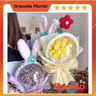 Bunny headband flower headband
