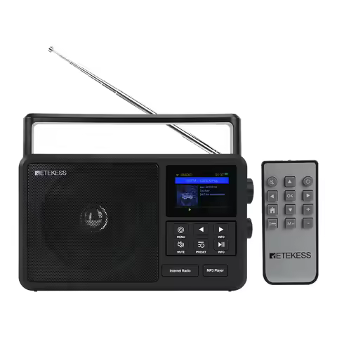 Retekss TR640 Internet Radio DAB Radio Portable FM Radio Thousands of Global Radio Stations Suitable