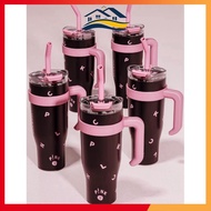 PITI BLACKPINK thermos bottle with straw, large capacity 1250ML