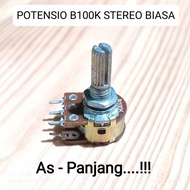 Potentiometer B100K B 100k Regular Stereo