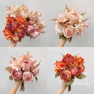 3 Shades Of Beautiful And Luxurious Bouquet Roses/Large Cloth Roses/Beautiful Artificial Roses/Artif