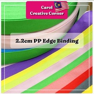 (By Meter) 22mm/2.2cm Polypropylene / PP Edge Binding Tape Webbing