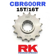 RK Japan Front Sprocket Honda CBR600 15T / 16T Premium Sprocket Depan 525 CBR600RR