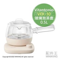 日本代購 空運 Vitantonio VEK-30 玻璃 快煮壺 0.5L 日式茶壺型 電熱水壺 急須 泡茶壺 煮茶壺