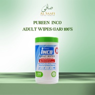 PUREEN Inco Adult Wipes 100's - for sensitive skin