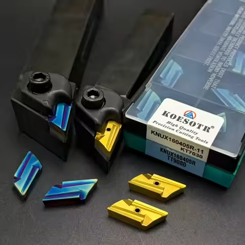 1pc DKJNR2020K16 DKJNR2525M16 External Triangul Turning Tool Holder KNUX160405R TT9080 Carbide Inser