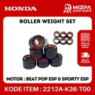 HONDA 2212A-K36-T00 Roller Weight Set Vario 125 150 eSP 16 grams 16 Gr