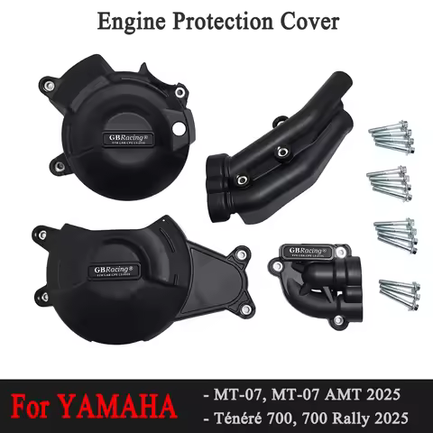 For YAMAHA MT-07/MT-07 AMT 2025 / Ténéré 700/700 Rally Engine Protection Set by GBRacing – Includes