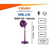 Milux 10 12" Jet Air Gale Fan Stand Fan Adjustable height | MGF-10 MGF-12