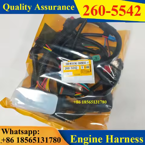 Engine C6.6 260-5542 2605542 Engine Wiring Harness 260-5541 2605541 for 320D 323D 963D 924H 928H 930