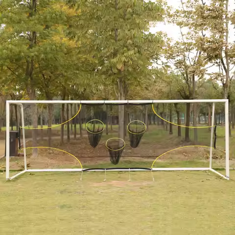 1PC 3-hole Soccer Goal Shooting Accuracy Training Tool Multi-target Soccer Training Net 5 7 11 size