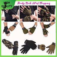 JK Tactical Glove Gloves Sarung Tangan Adult Kids Army Cameo Half-Finger Full Glove 511