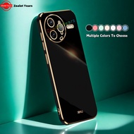 Soft Casing For Poco F7 Pro Ultra 5G F7Pro F7Ultra Luxury Straight Edge Electroplating Phone Case