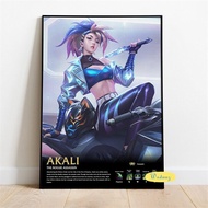 League of Legends Characters Ahri Aatrox Alistar Akali Canvas Painting Wall Art Poster for Children'