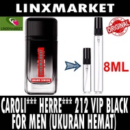 ORIGINAL CH 212 VIP BLACK MEN (EDP) - UKURAN HEMAT - - 8ML