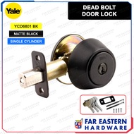 YALE Dead Bolt Single / Double Cylinder Matte Black Deadbolt Door Lock
