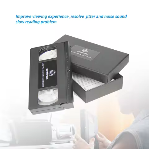 VCR VHS Head Dry Type Cleaner Cleaning Kit for VHS Video Head Tape