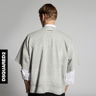 Dsquared2 Men's T-shirt - White Letter Print Loose Fit