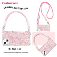 Aesthetic Strap Latest Pink Casing Vivo Y29 Y19S Pro V50 V40 Lite 5G Y33T Y12S 2021 Y21T Y03T Y12A Y