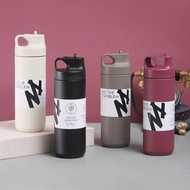 304 stainless steel vacuum thermos cup Simple handle suction mouth coffee cup outdoor portable sport