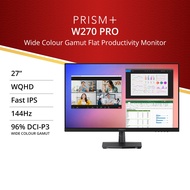 PRISM+ W270 PRO | 27" 144Hz WQHD [2560 x 1440] Fast IPS Professional Monitor