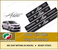 Perodua MYVI 2022 FACELIFT ALZA 2022 ATIVA Door Side Step Protector Strip Anti Scratch Door Step Sti