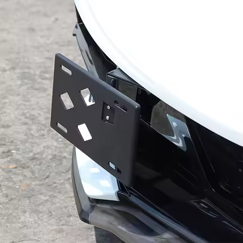 For Corvette C8 Z06 Z51 20-25 Car License Plate Bracket Front Tow Hooks License Plate Mount License 