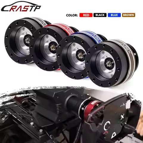 RASTP-70MM 6 Hole Racing Simulator Game Steering Wheel Quick Release Hub Adapter For MOZA Simagic M1