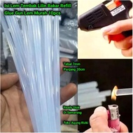 LILIN Glue Gun Refill Glue Gun 10pcs Clear Glue Gun 20cm 7mm