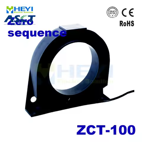 high sensitivity current transformers ZCT-100 0.5A/0.5mA, 1A/1mA, 1A/0.5mA zero-phase encapsulated c