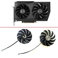 พัดลมทำความเย็นสำหรับ ZOTAC GeForce RTX 3070 TX ขอบคู่3060 TX Toc RTX 3060Ti 8G 100MM 89MM CF9015H12S 4In พัดลมการ์ดจอ Celeste