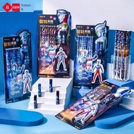 stationary set pencil case IiGEN alat tulis pelajar kreatif yang sejuk, set penulisan wira yang heba