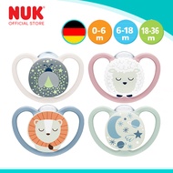 NUK Space Night Silicone Soother Pacifier 1pc/box | 0-6 Months | 6-18 Months | 18-36 Months | Made i