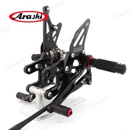 Arashi V1.0 CNC Adjustable Rearset Footrest For KAWASAKI NINJA ZX-10R ZX10R ZX1000 2004 2005 Foot Pe