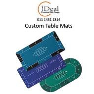 Custom Poker Mat Gambling Table Mat Printing Poker Table Felt Custom Casino Mat Printing Custom Tabl