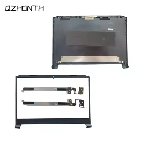 New For Acer Nitro 5 AN515-56 AN515-57 AN515-55 AN515-44 LCD Back Cover + Front Bezel + Hinges (Blac