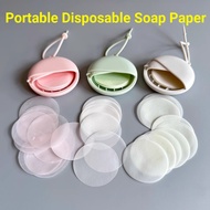 Portable Travel Portable Soap Soap Paper Outdoor Disposable Hygienic Cleaning Soap Tablets Hand Wash