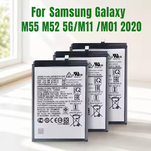Brand New HQ-3979S HQ-6887NAS HQ-61N HQ-S71 Battery For Samsung Galaxy M55 M52 5G/M11 /M01 2020 Phon