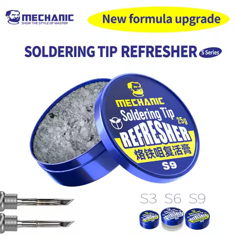 MECHANIC S3/S6/S9 Lead-Free Soldering Iron Tip Refresher Clean Paste for Oxide Solder Tip Head Resur