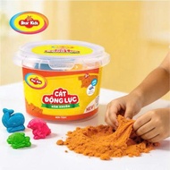 Star Kids 250g Kinetic Sand Set, Includes 3 Molds, Fun, Safe Toys for Children to Play Creatively